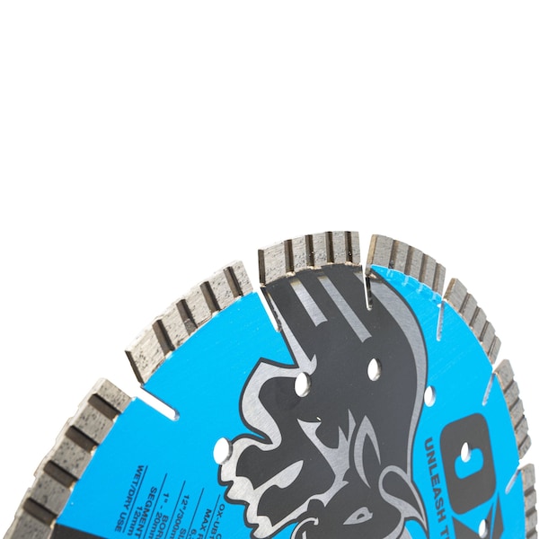 Ultimate Concrete/Asphalt 18'' Diamond Blade 12mm with 15mm undercut Segment - 1" bore